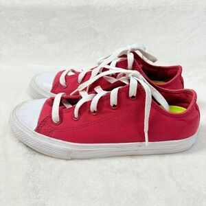 Converse Chuck Taylor II Youth 3 Red Low Top Lunarlon Sneakers 350151C